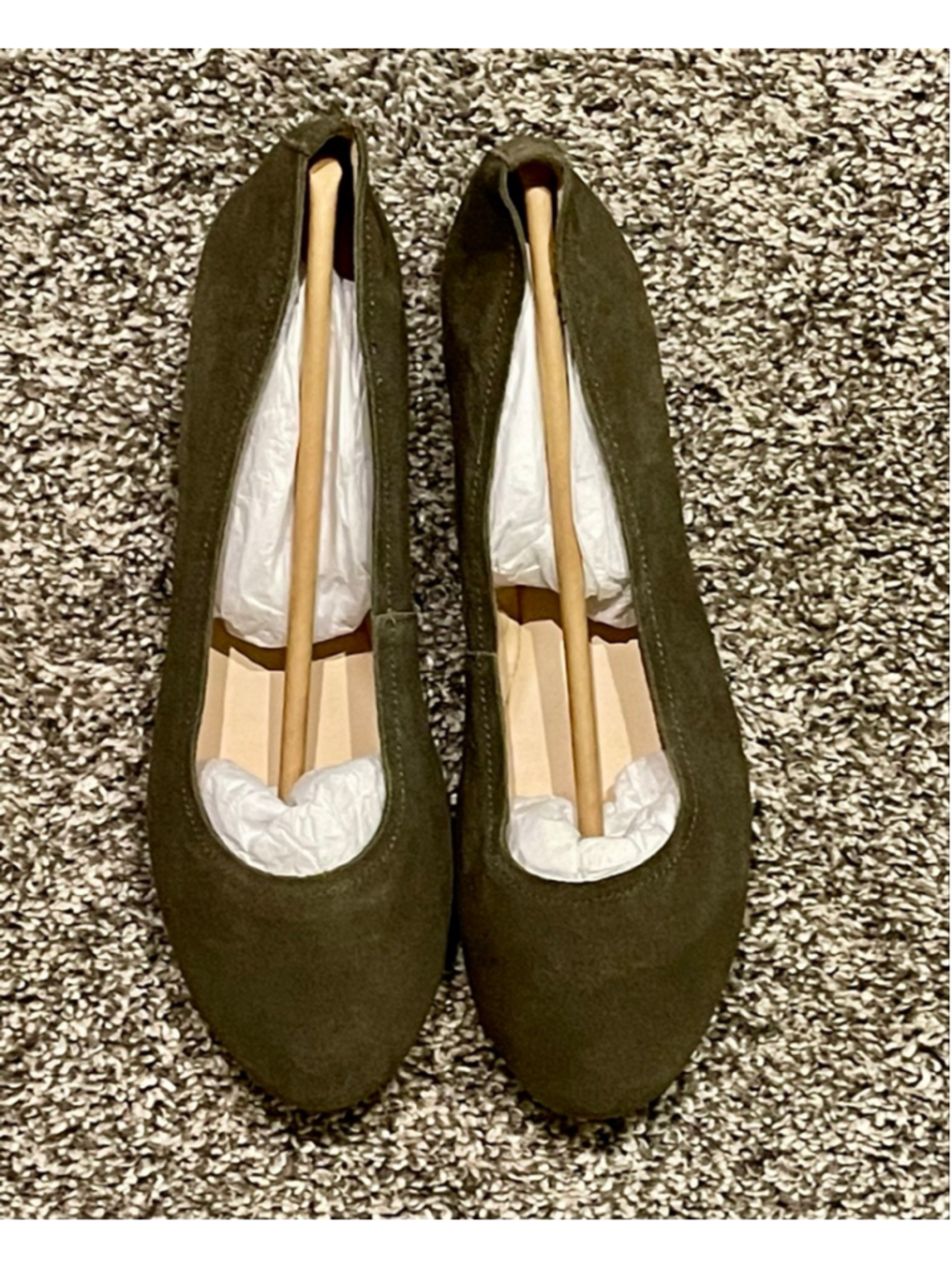 Violet & Red Windsor Ballet Flats, Size 8, NWOB